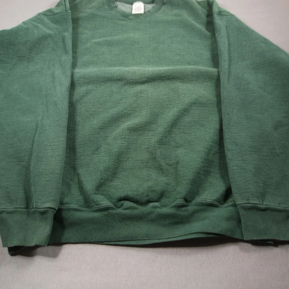 Vintage USA Black Green Munsingwear Super Cotton Crewneck Men Sweatshirt XXL